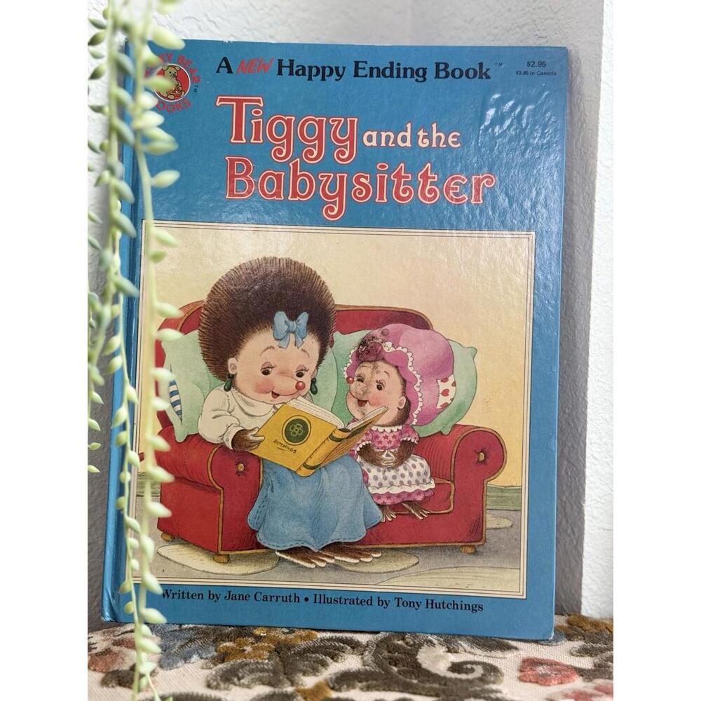 TIGGY AND THE BABYSITTER A NEW HAPPY ENDING BOOK By Jane Carruth Hardcover 1985